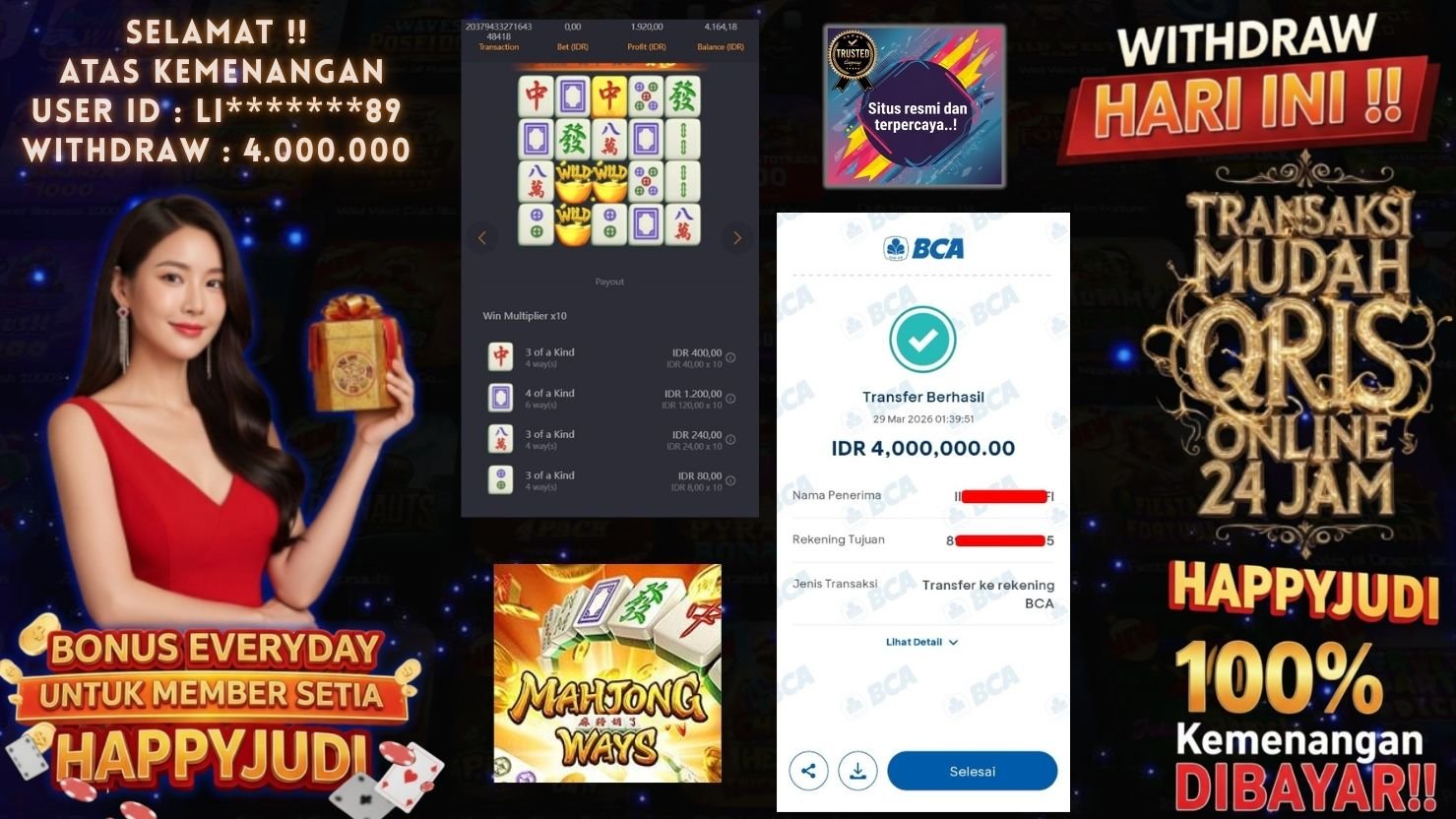 HAPPYJUDI JACKPOT SLOT MAHJONG WAYS